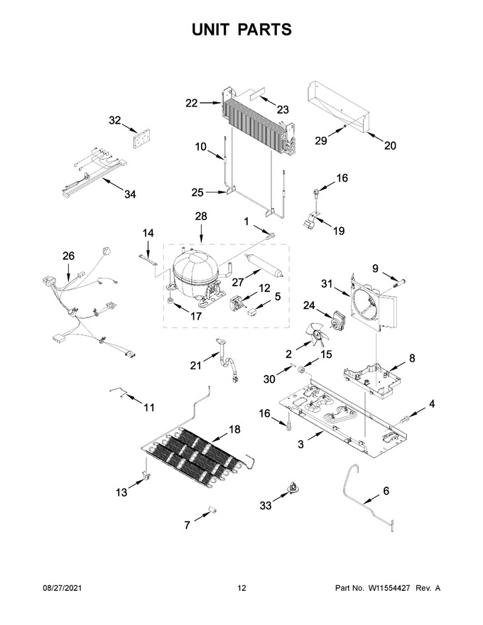 Diagram for WRF555SDFZ14