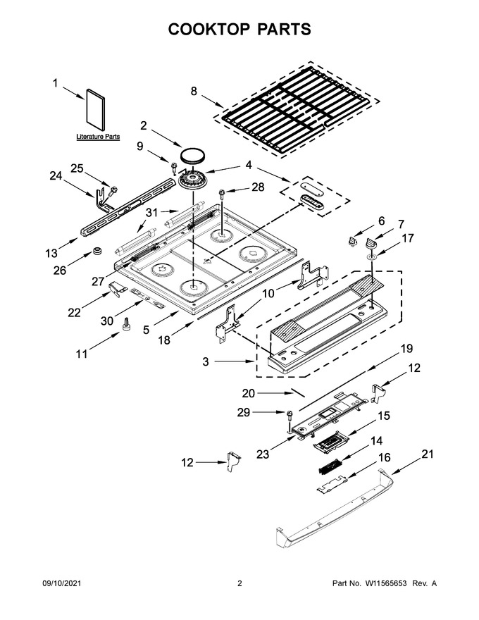 Diagram for WEG745H0LZ1