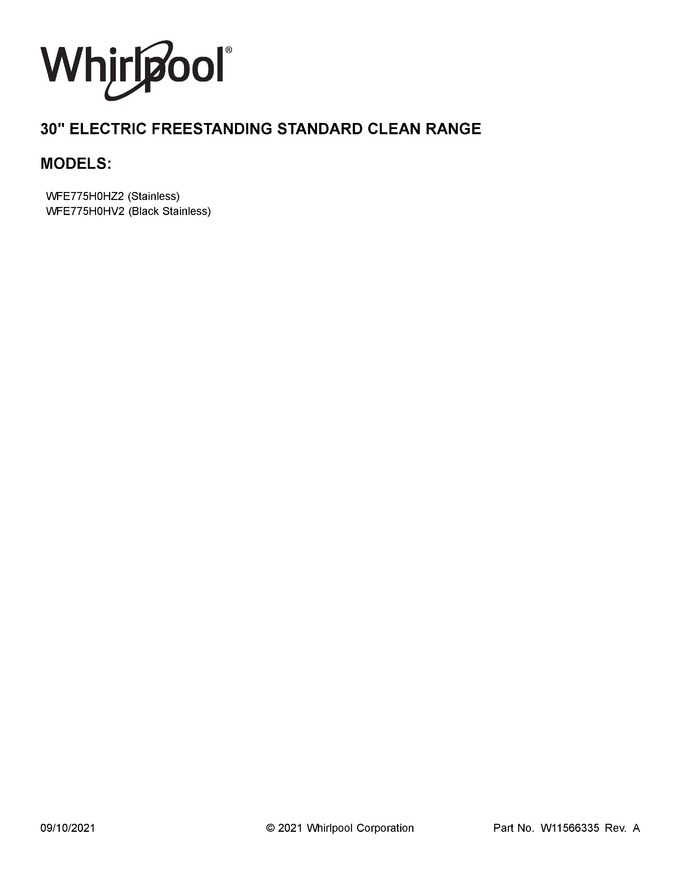 Diagram for WFE775H0HZ2