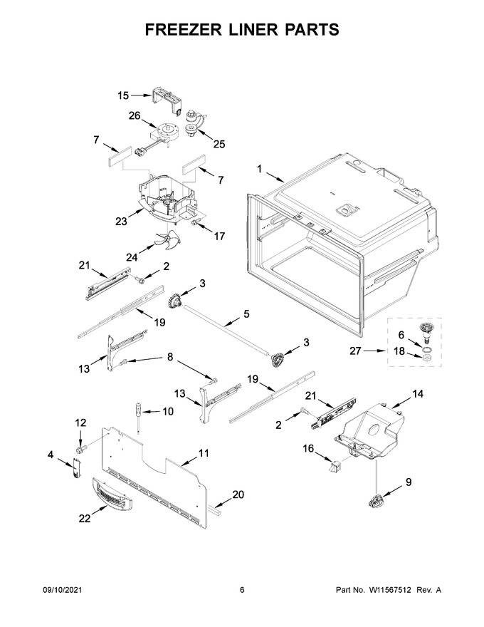 Diagram for WRF555SDFZ15