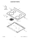 Diagram for 02 - Cooktop Parts