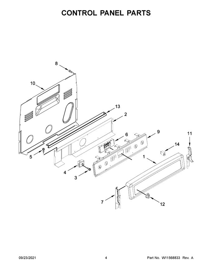 Diagram for YMER8800FW4