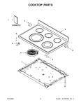 Diagram for 02 - Cooktop Parts