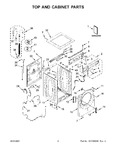 Diagram for 02 - Top And Cabinet Parts