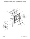 Diagram for 03 - Control Panel And Inner Door Parts