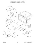 Diagram for 04 - Freezer Liner Parts