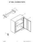 Diagram for 02 - 24" Wall Gearbox Parts