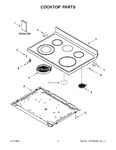 Diagram for 02 - Cooktop Parts