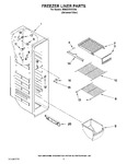 Diagram for 04 - Freezer Liner Parts