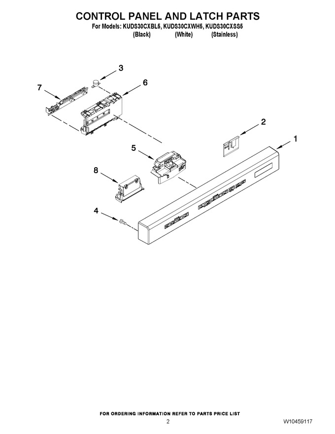 Diagram for KUDS30CXWH5