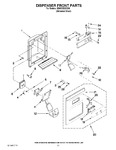 Diagram for 08 - Dispenser Front Parts