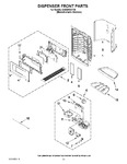 Diagram for 08 - Dispenser Front Parts