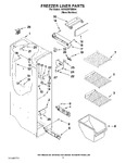 Diagram for 04 - Freezer Liner Parts