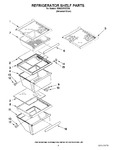 Diagram for 03 - Refrigerator Shelf Parts