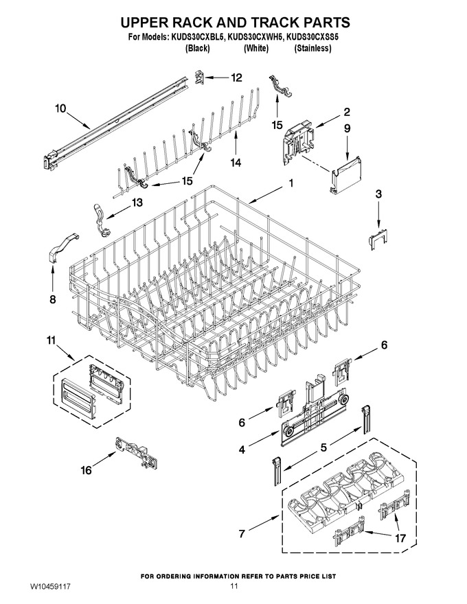 Diagram for KUDS30CXWH5