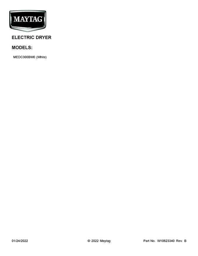 Diagram for MEDC300BW0