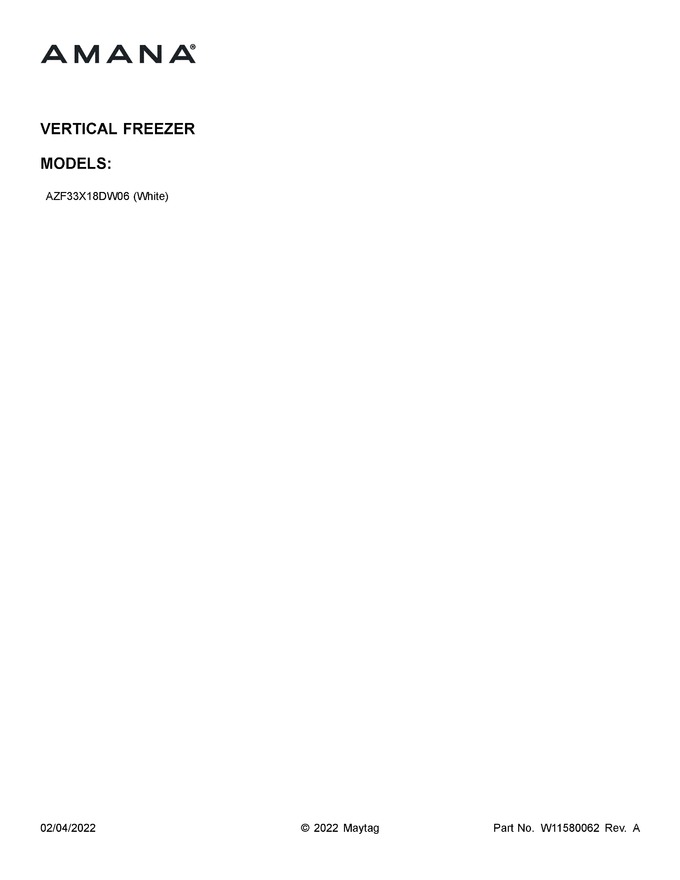 Diagram for AZF33X18DW06