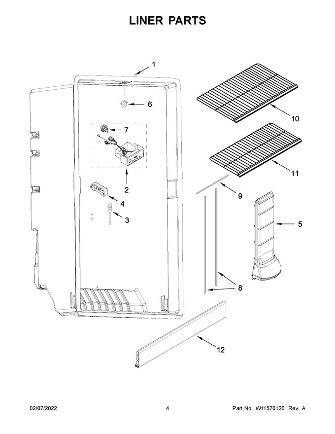 Diagram for WZF34X18DW06