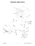 Diagram for 04 - Freezer Liner Parts