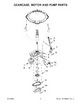 Diagram for 05 - Gearcase, Motor And Pump Parts