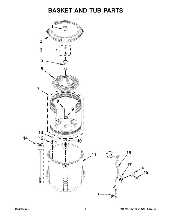 Diagram for MVWC465HW4