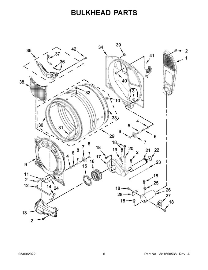 Diagram for WGD6605MW0