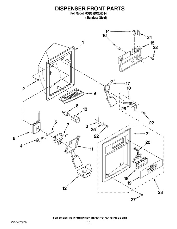 Diagram for 6GD25DCXHS14