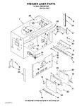 Diagram for 05 - Freezer Liner Parts