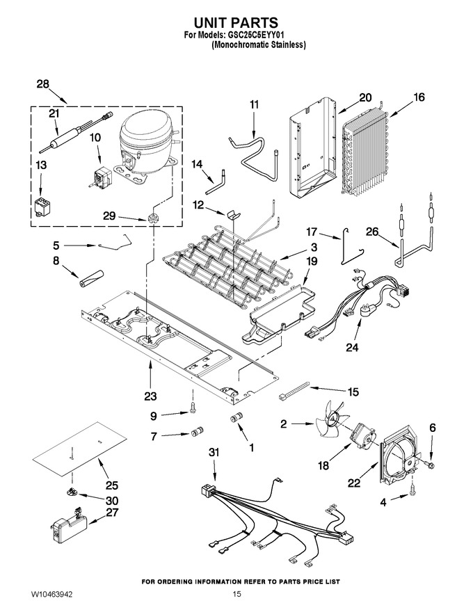 Diagram for GSC25C5EYY01