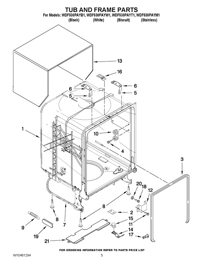 Diagram for WDF530PAYB1