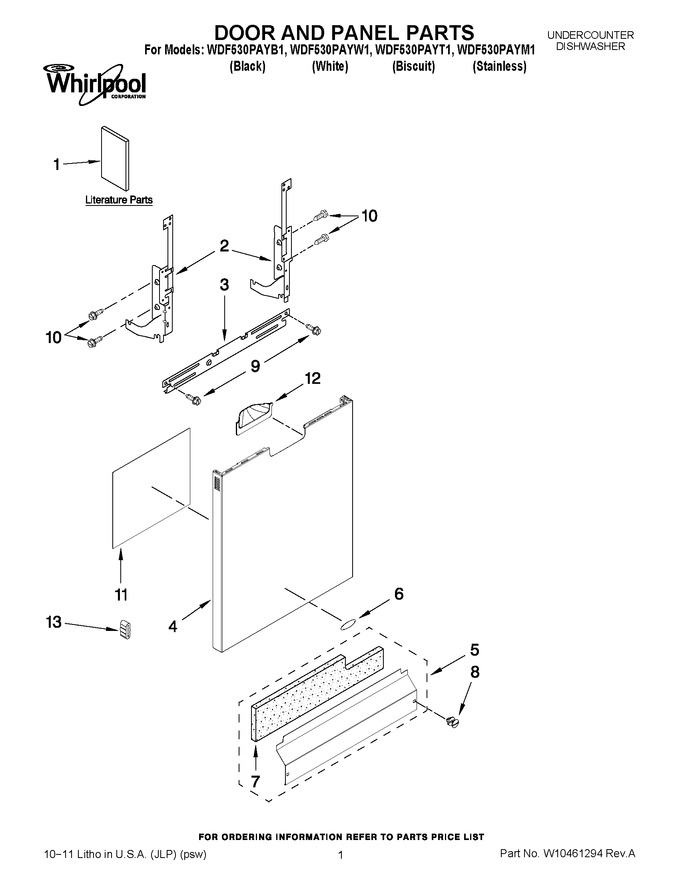 Diagram for WDF530PAYB1