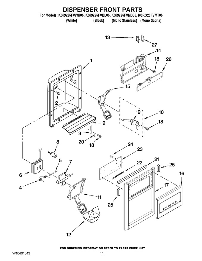 Diagram for KSRG25FVMT05