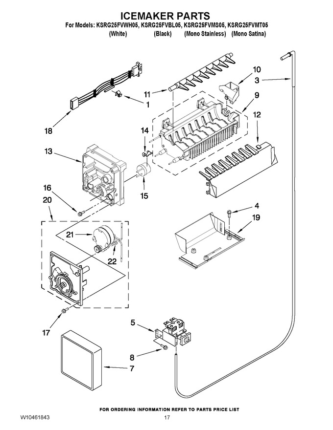 Diagram for KSRG25FVWH05