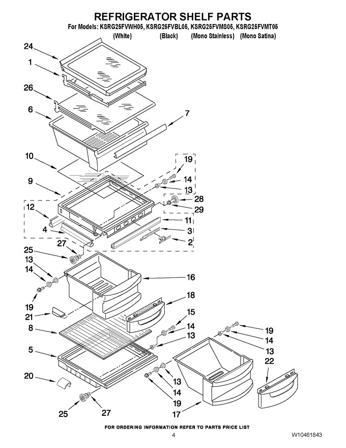 Diagram for KSRG25FVWH05