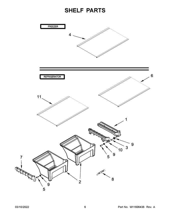 Diagram for ART318FFDW10