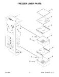 Diagram for 05 - Freezer Liner Parts