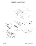 Diagram for 04 - Freezer Liner Parts