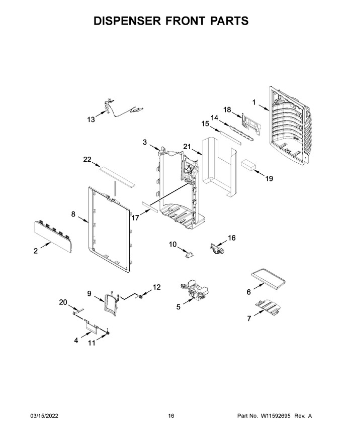 Diagram for WRF954CIHZ04