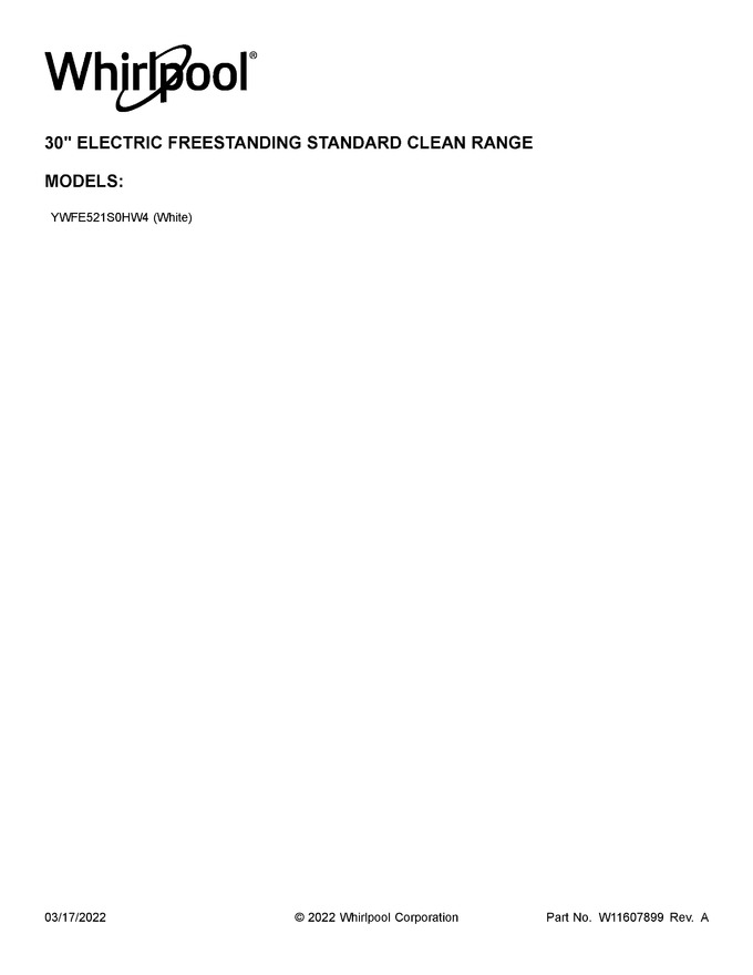 Diagram for YWFE521S0HW4