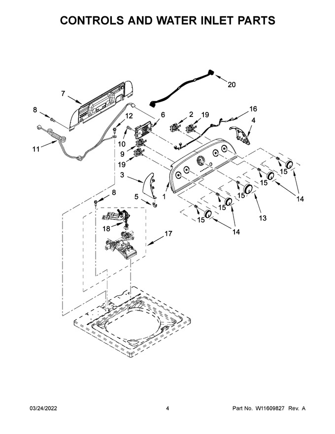 Diagram for WTW4950HW3