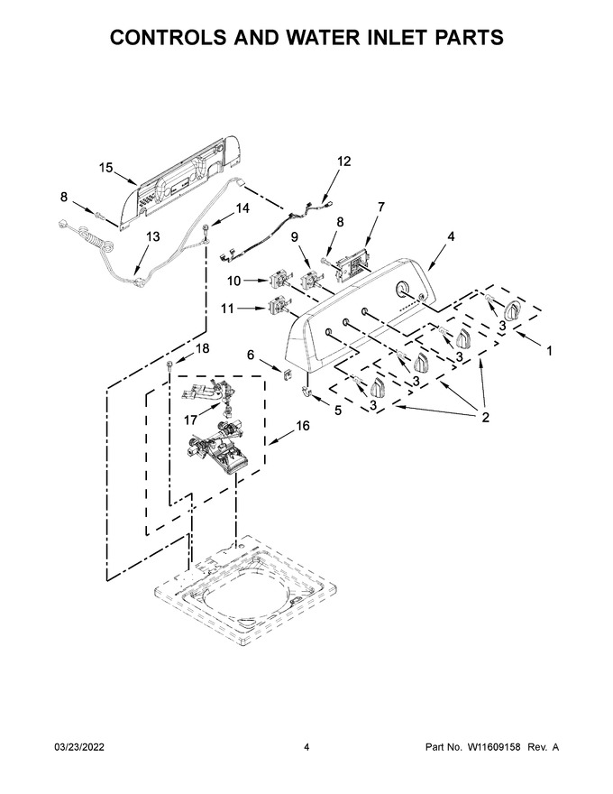 Diagram for WTW4655JW2