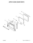 Diagram for 04 - Upper Oven Door Parts