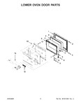 Diagram for 05 - Lower Oven Door Parts