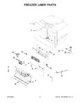 Diagram for 04 - Freezer Liner Parts