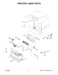 Diagram for 04 - Freezer Liner Parts