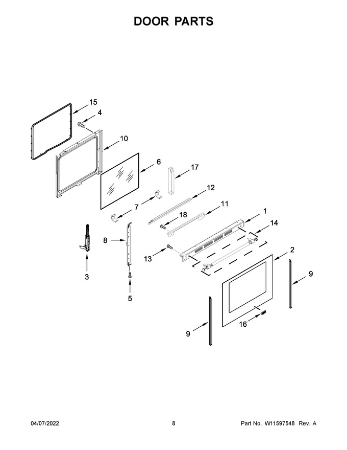 Diagram for YMER8800FW6