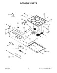 Diagram for 02 - Cooktop Parts