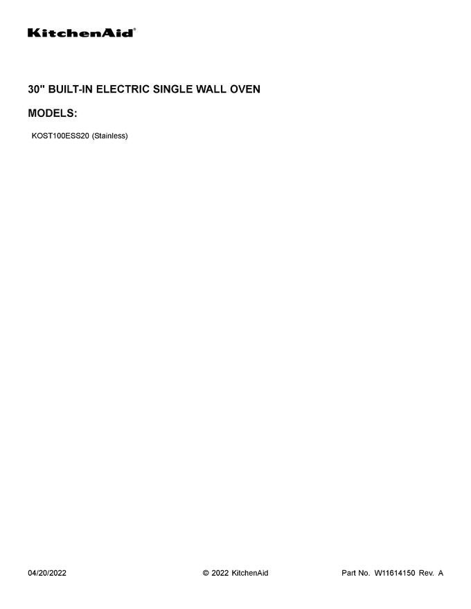 Diagram for KOST100ESS20