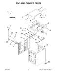 Diagram for 02 - Top And Cabinet Parts