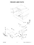 Diagram for 04 - Freezer Liner Parts